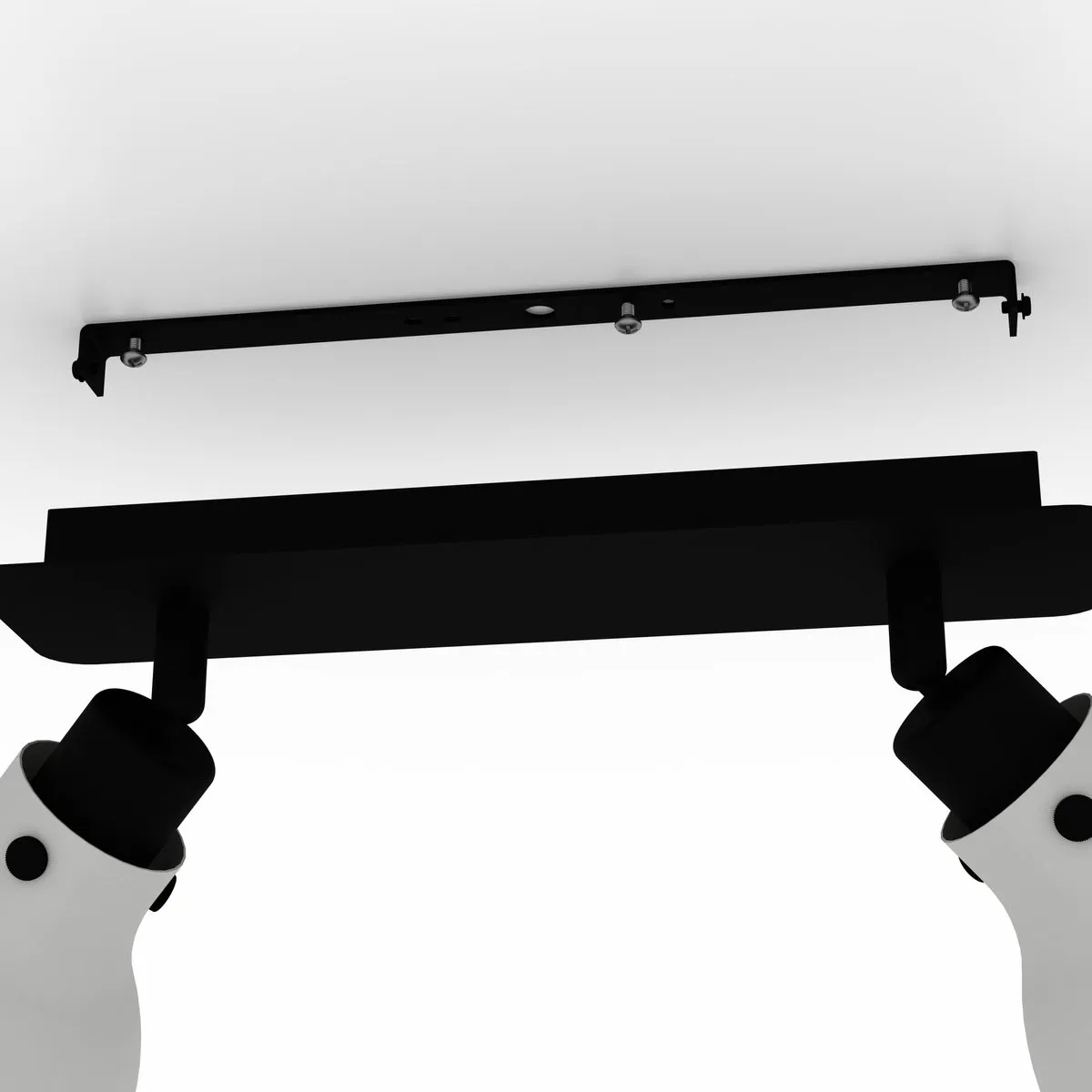 Eglo Matlock Spot E27 - 2 Lichtpunten 52cm - Grijs/Zwart