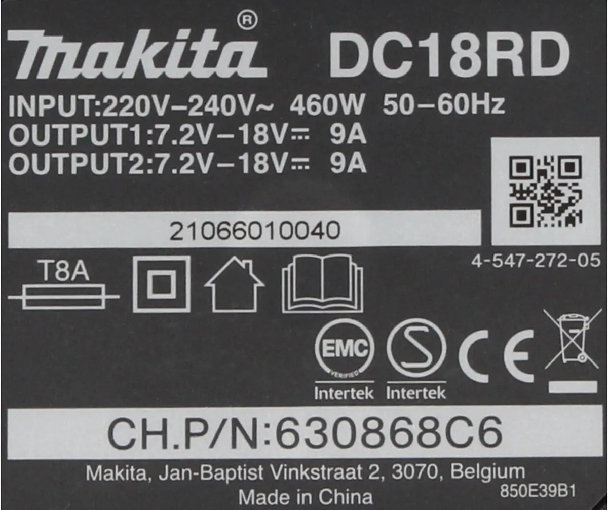 Makita 18V 5Ah Accu Set - 2x + Oplader