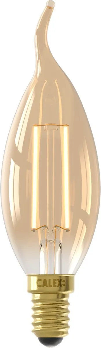 Calex LED Tip Kaarslamp E14 3.5W 250lm - Goud