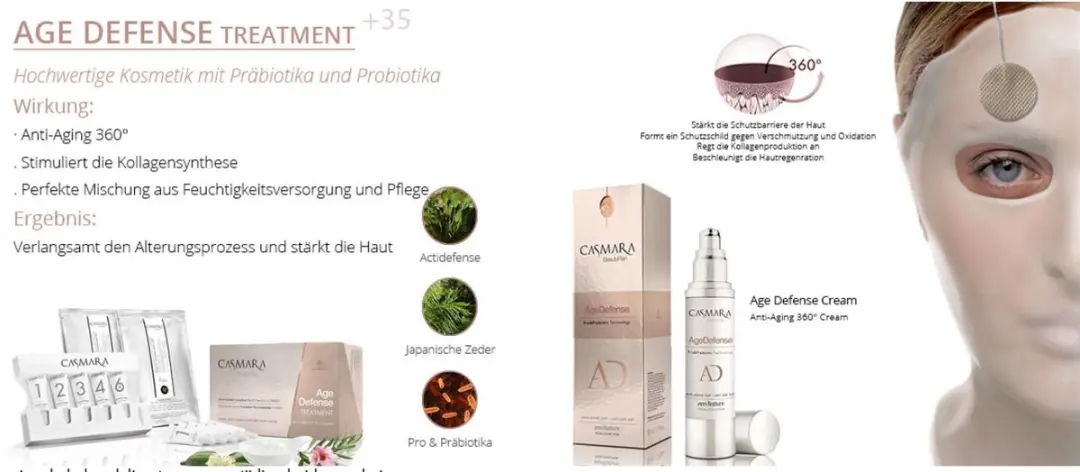 Casmara Age Defense Treatment Pro-Prebiotisch 2x6 Stuks