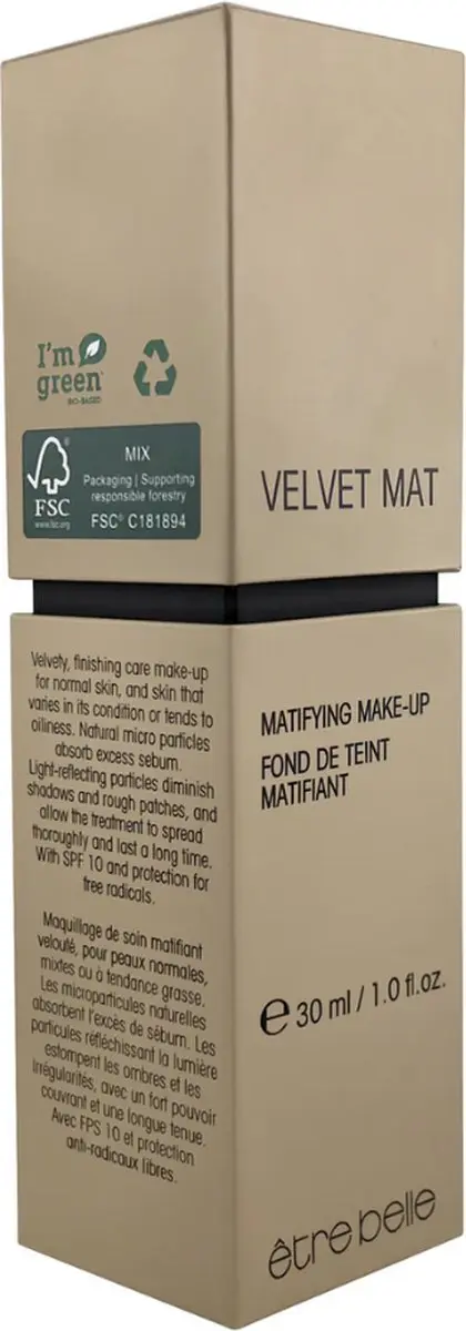 Être Belle Velvet Mat Foundation SPF10