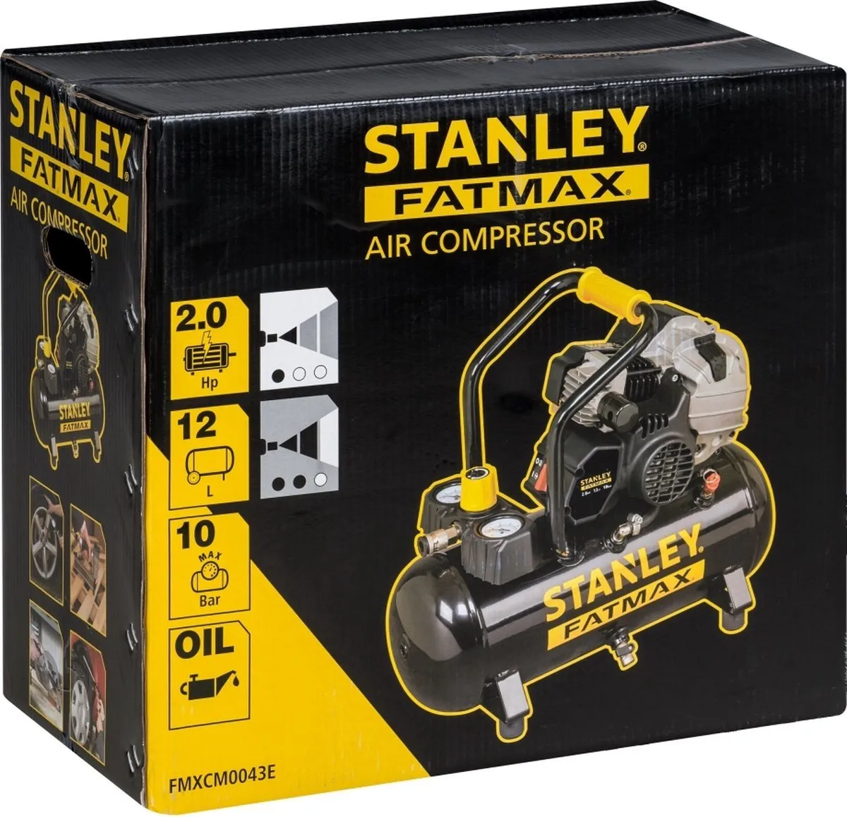Stanley W227/10/12SFM Professionele Compressor - 1500W - 24L - 10 bar