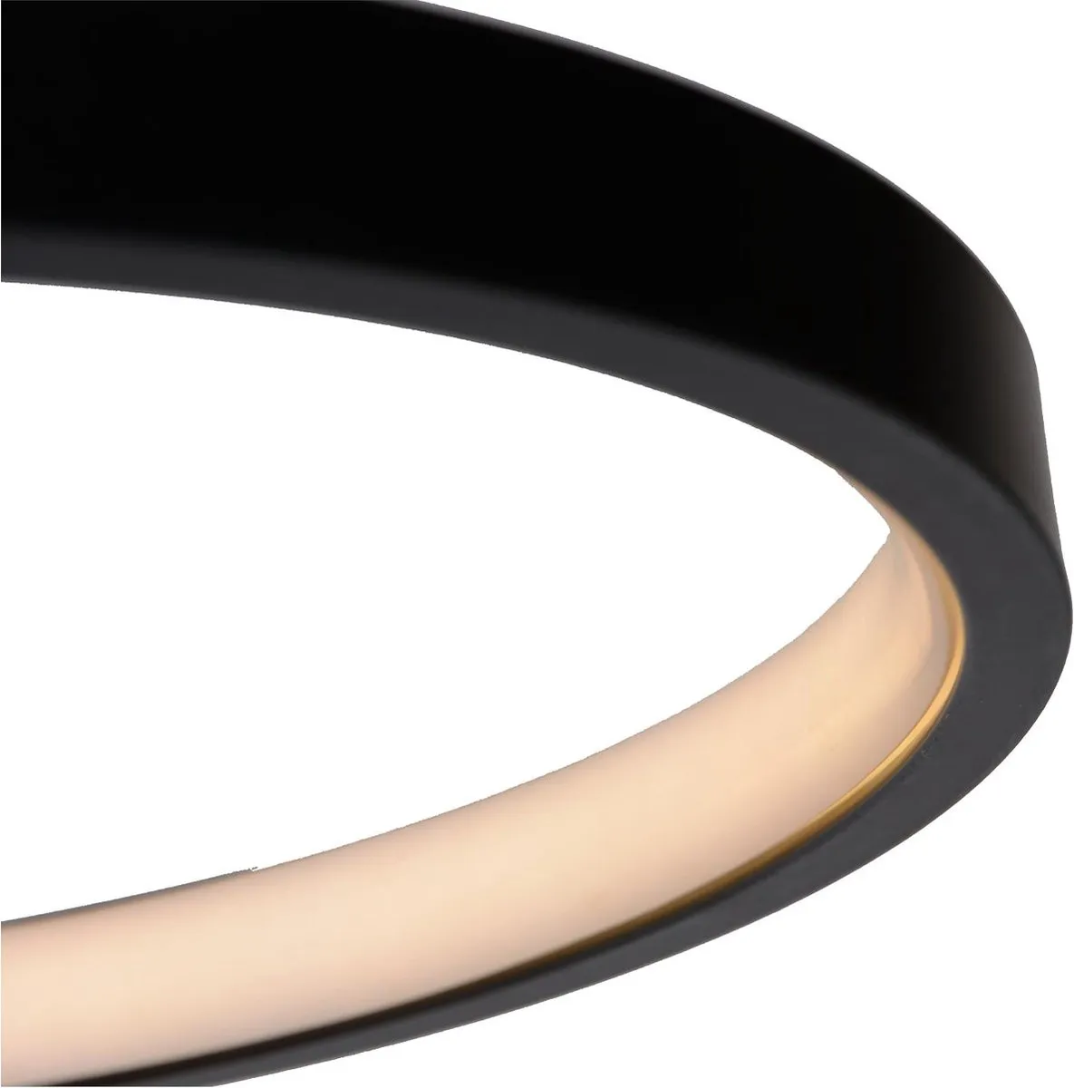 Lucide Maxence Plafondlamp Ø46cm LED 24W 3000K - Zwart