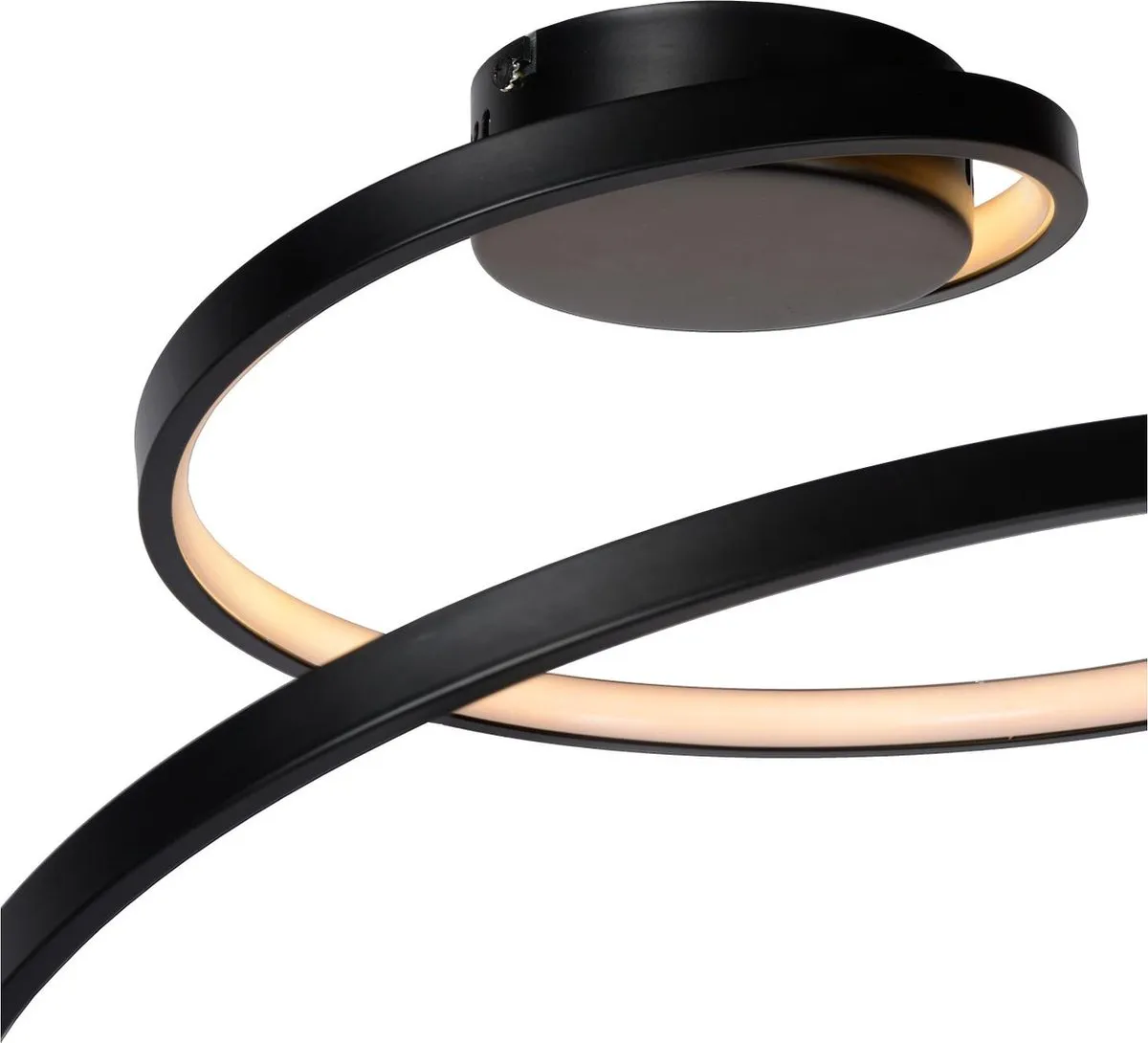 Lucide Maxence Plafondlamp Ø46cm LED 24W 3000K - Zwart