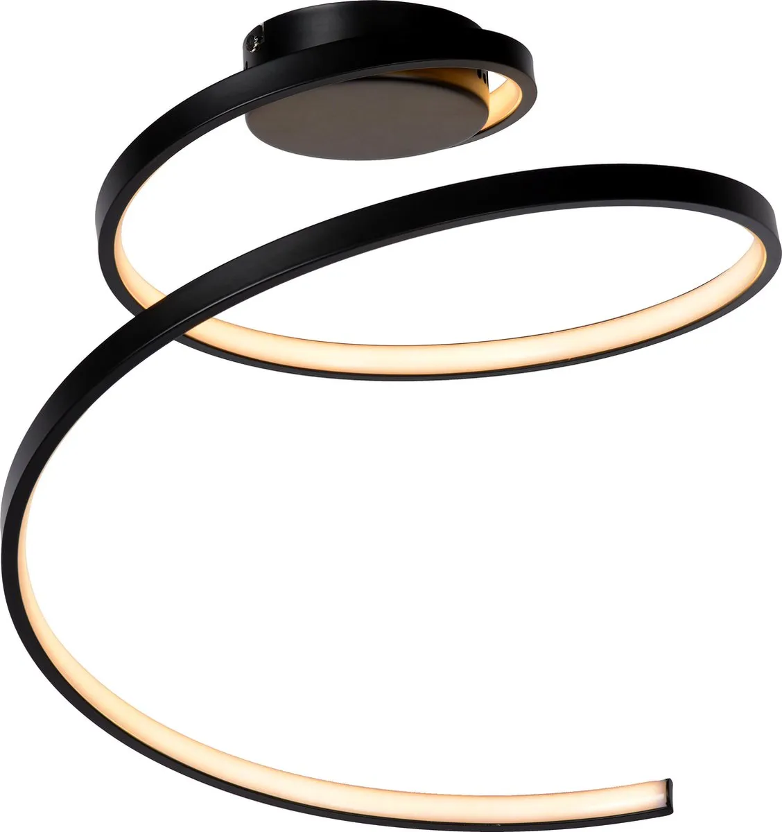 Lucide Maxence Plafondlamp Ø46cm LED 24W 3000K - Zwart