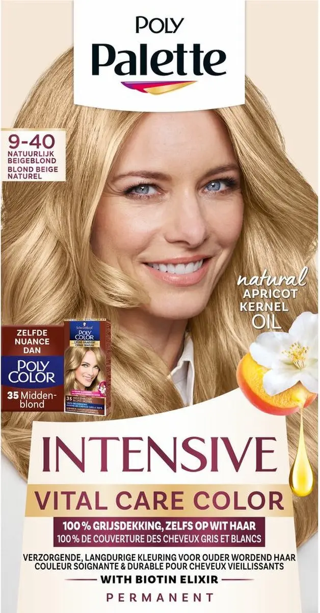Poly Palette Vital Care 9-40 Permanent Haarkleuring 345ml