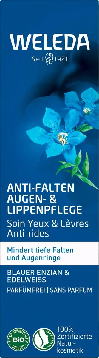 Weleda Blue Gentian & Edelweiss Oog & Lip Contourcrème 10ml