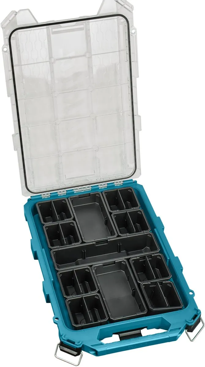 Makita MAKTRAK P-91051 Organizer - Transparant/Turquoise - afbeelding 6 van 6