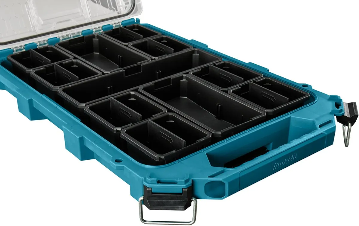 Makita MAKTRAK P-91051 Organizer - Transparant/Turquoise