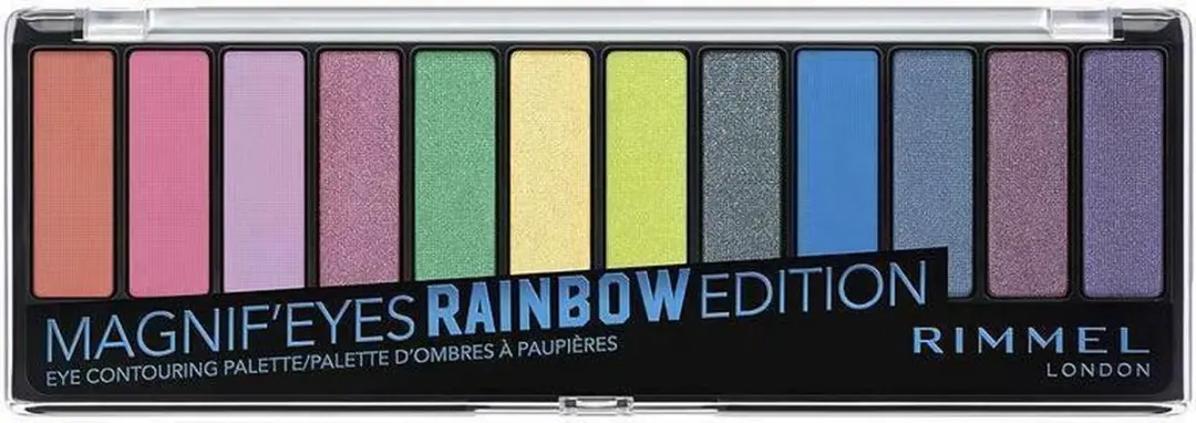 Rimmel London Magnif'Eyes Oogschaduw Palette Rainbow Edition - 14.17g