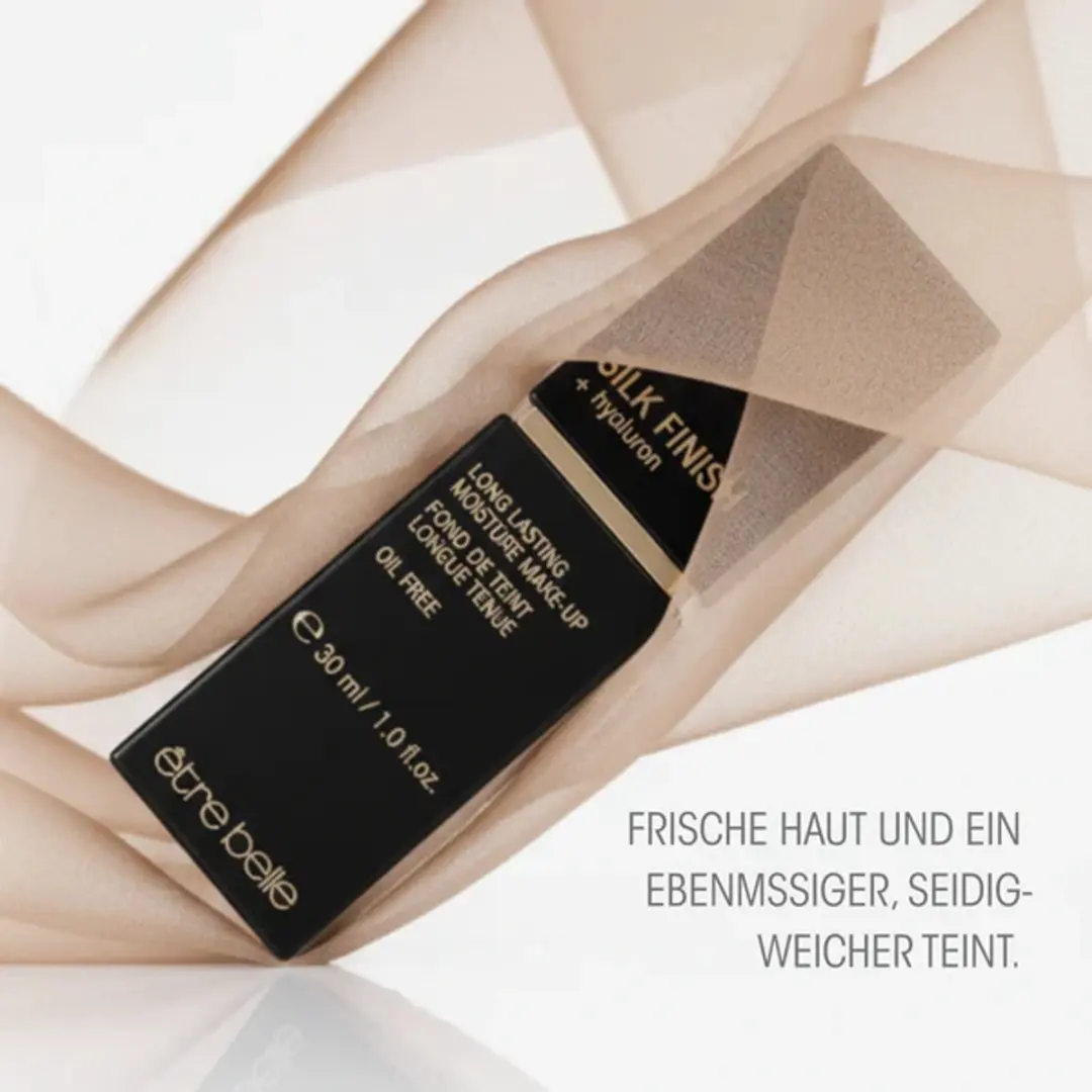 Être Belle Foundation Silk Finish Hyaluron 30ml - Kleur 16 vanille beige