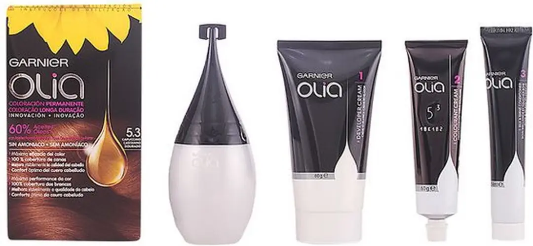 Garnier Olia Permanent Haarkleuring #5.3 Capuccino - 12ml