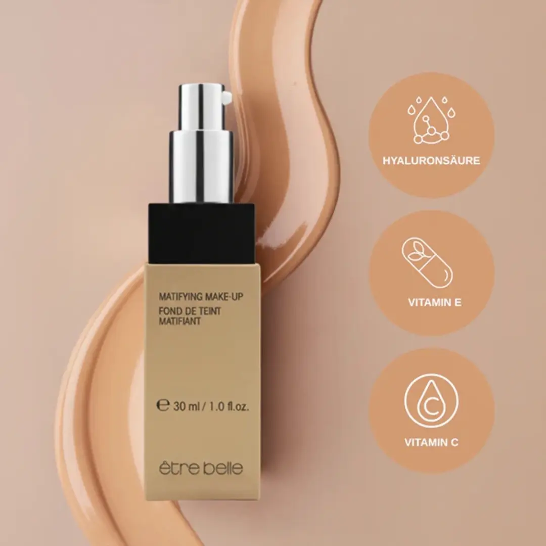 Être Belle Velvet Mat Foundation SPF10 - 30ml - Vanille Beige