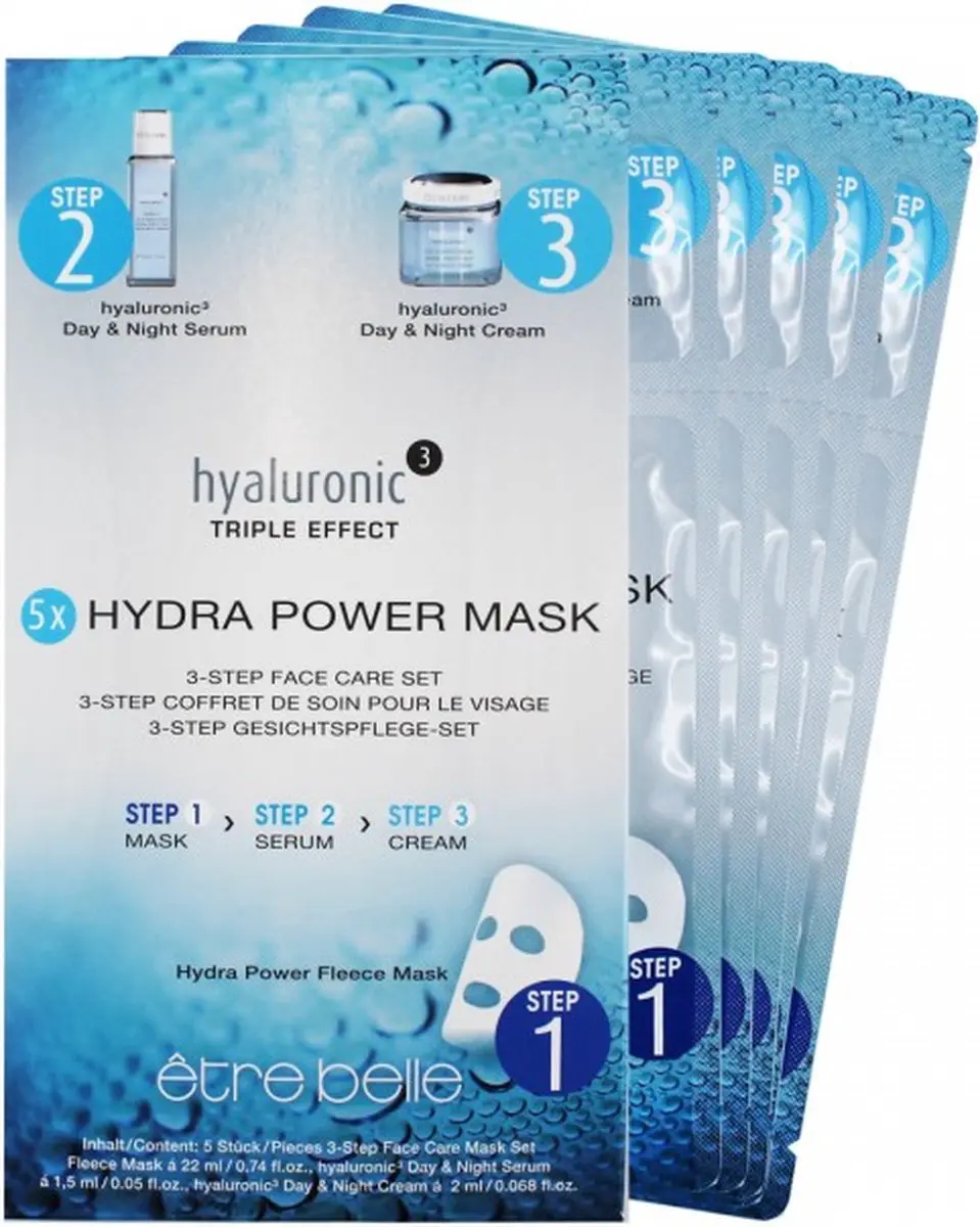 Être Belle Hyaluronic Vliesmaskers