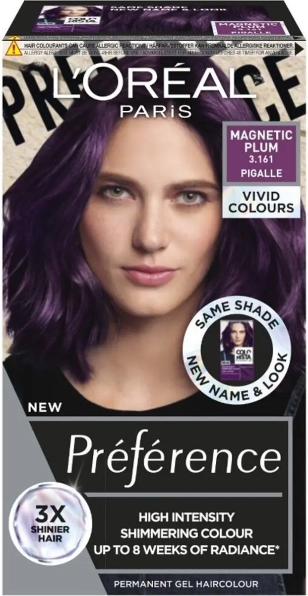 L'Oréal Paris Preference Vivids 3.161 Permanente Haarkleuring