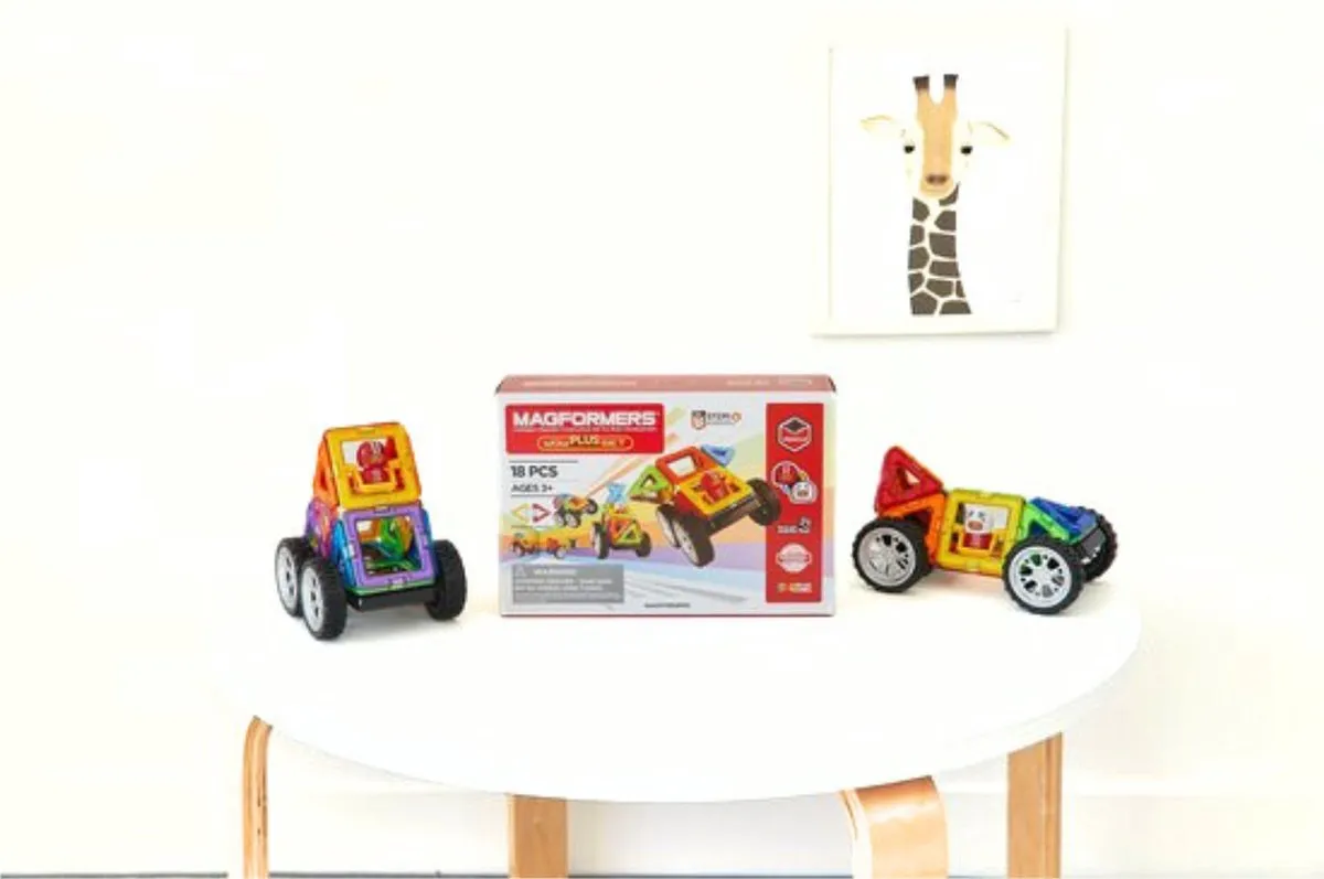 Magformers Wow Plus Bouwset 18 Stuks - Multicolor - afbeelding 6 van 6
