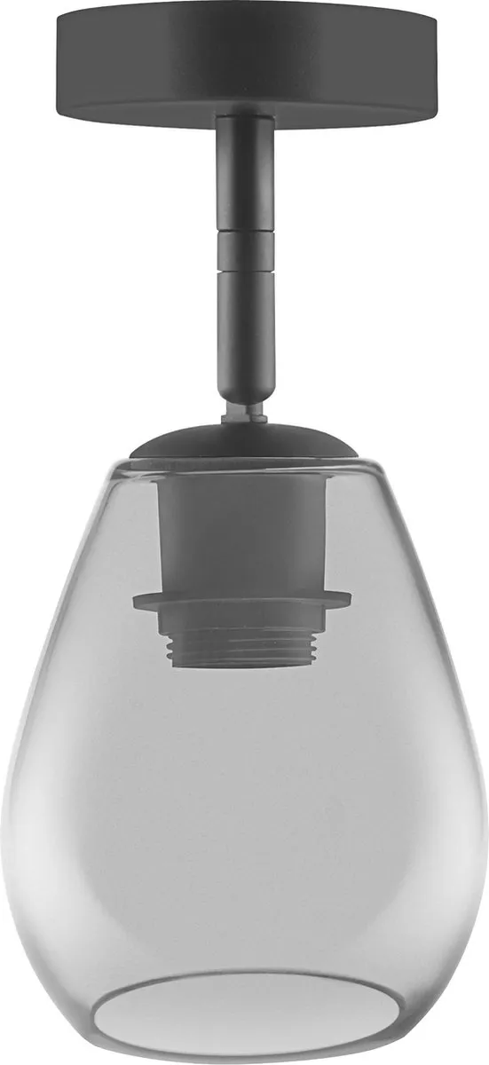 LEDVANCE Vintage 19-6 Cone Pendelarmatuur - Rauchgrau Glas