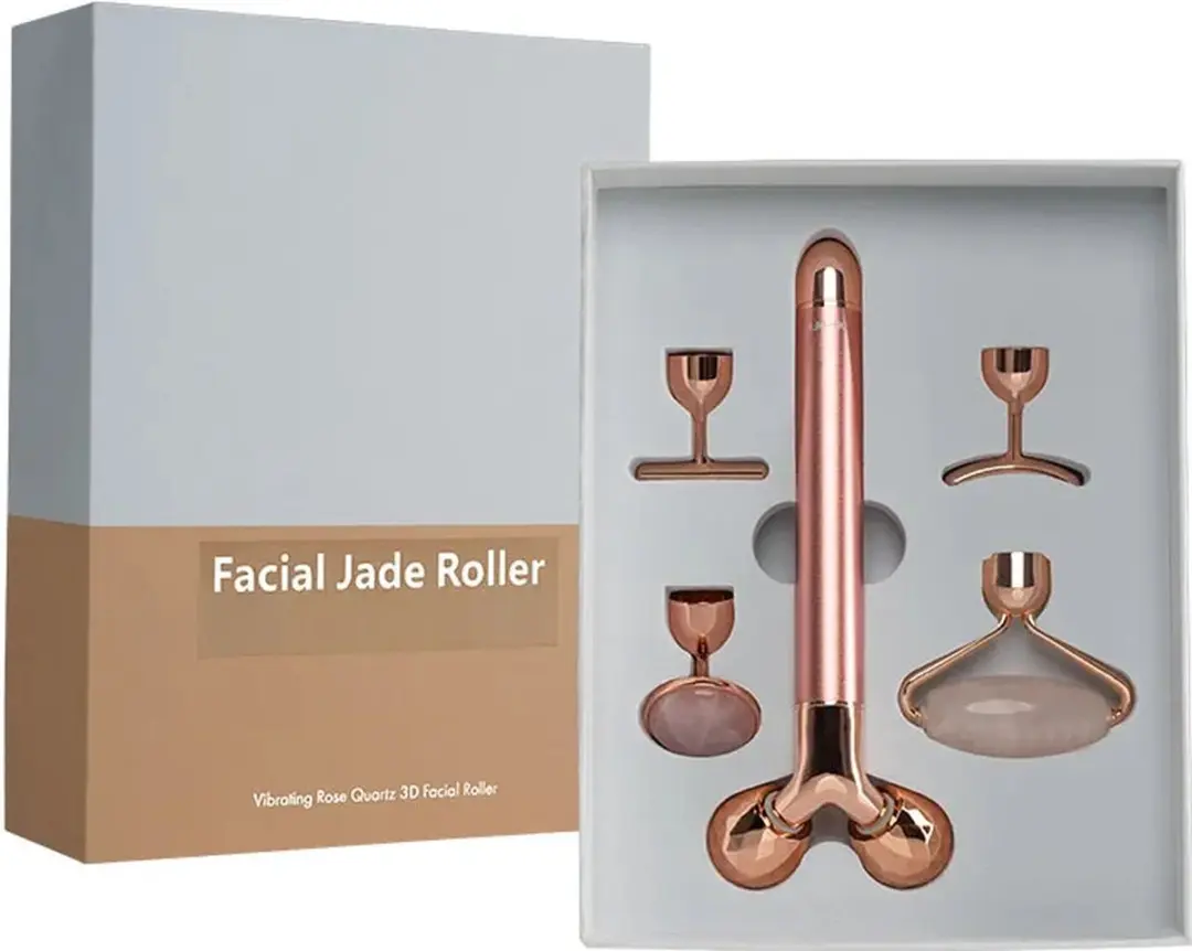 Casmara 3D Gezichtsmassageroller - 5 Stuks - Roségoud