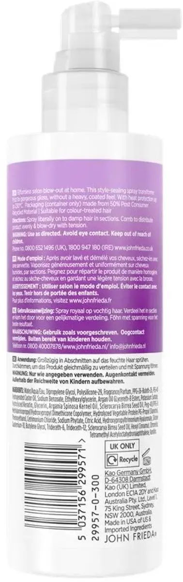 John Frieda Frizz Ease Blow-out Spray 200ml