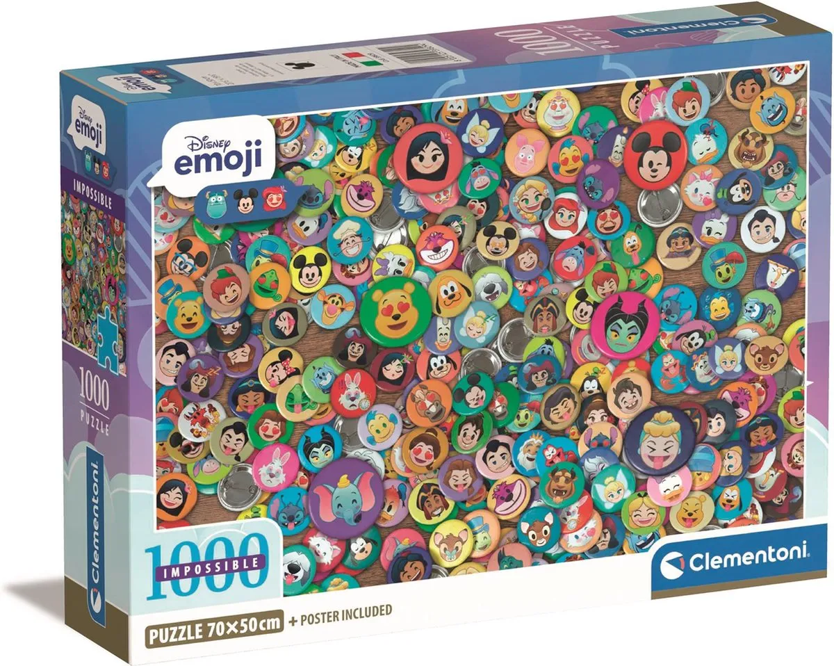Clementoni Classic Characters Puzzel 1000 Stuks