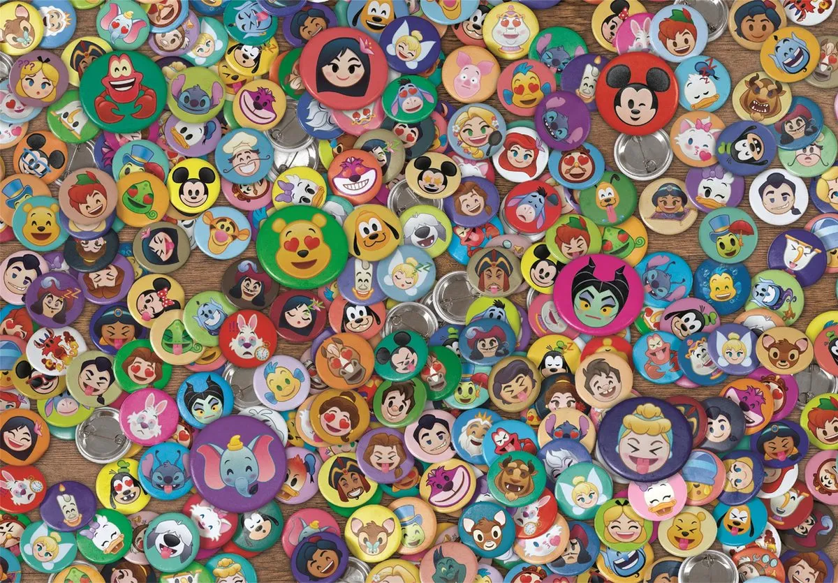 Clementoni Classic Characters Puzzel 1000 Stuks - Multicolor