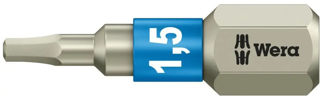 Wera 05071070001 1/4" RVS Inbusbit 1.5x25mm