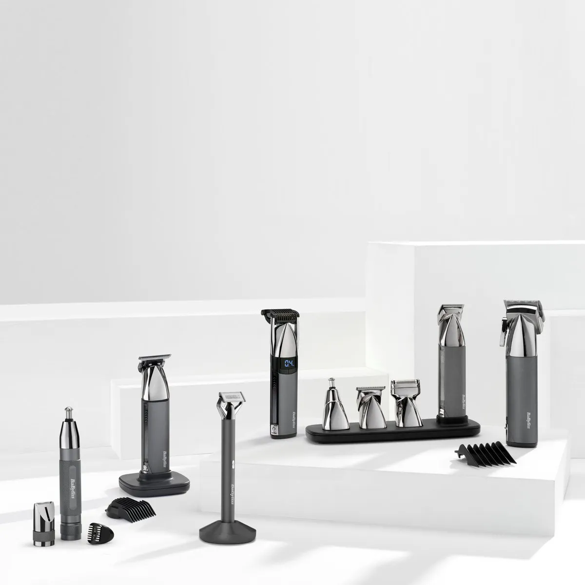BaByliss Super-X Metal Series T996E Baardtrimmer - Grijs - afbeelding 6 van 6