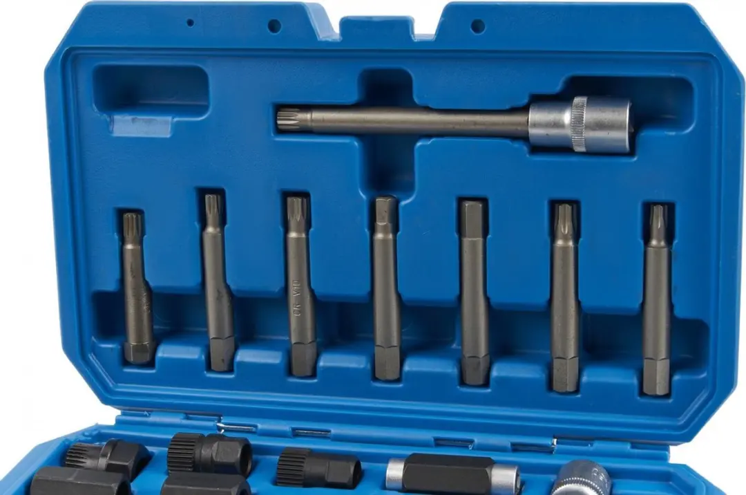 HBM Dynamo Poelie Verwijderings- en Montageset 23-delig - M14