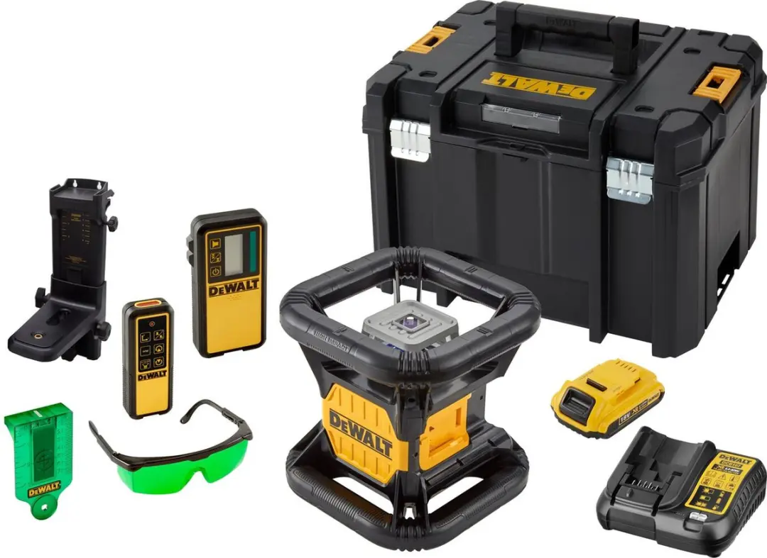 DeWalt DCE079D1G Volautomatische Roterende Laser - 18V XR