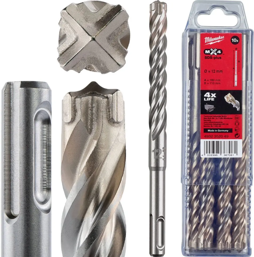 Milwaukee SDS-plus MX4 Hamerboren 12mm