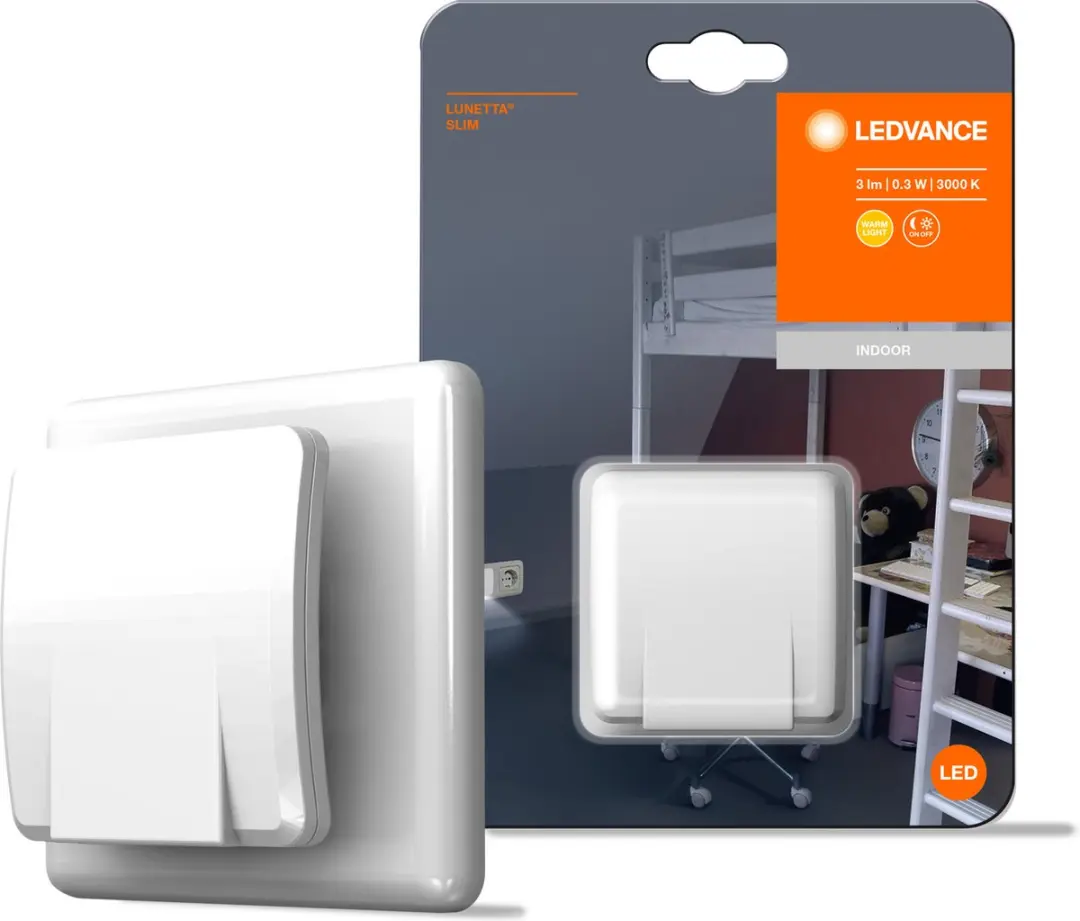 LEDVANCE Lunetta Slim Nachtlicht - Warm wit 3000K