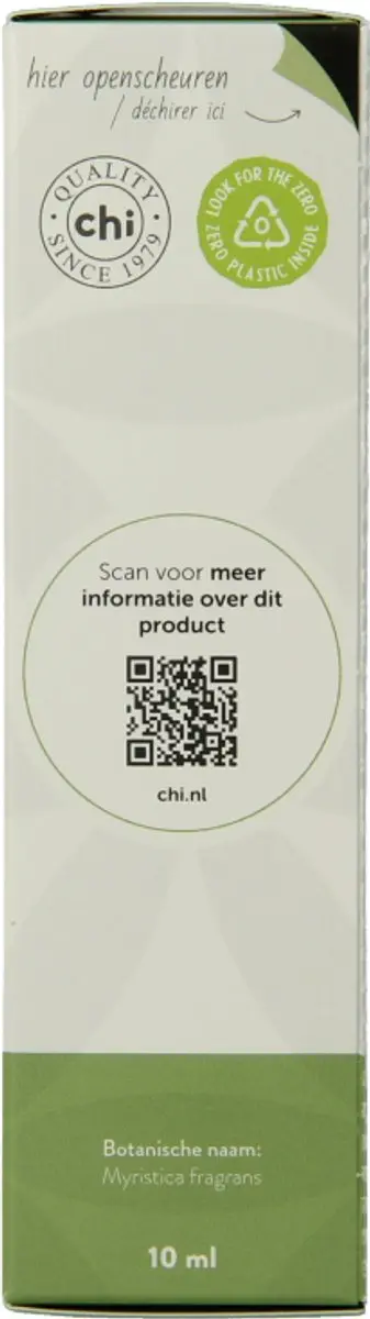 Chi Natural Life Nootmuskaat Olie Bio 10ml