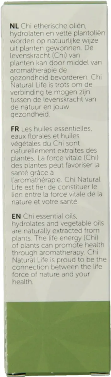 Chi Natural Life Nootmuskaat Olie Bio 10ml