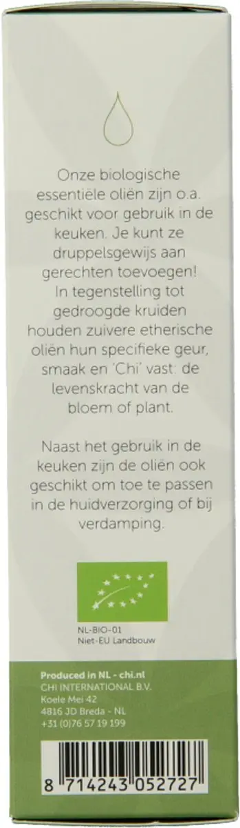 Chi Natural Life Nootmuskaat Olie Bio 10ml