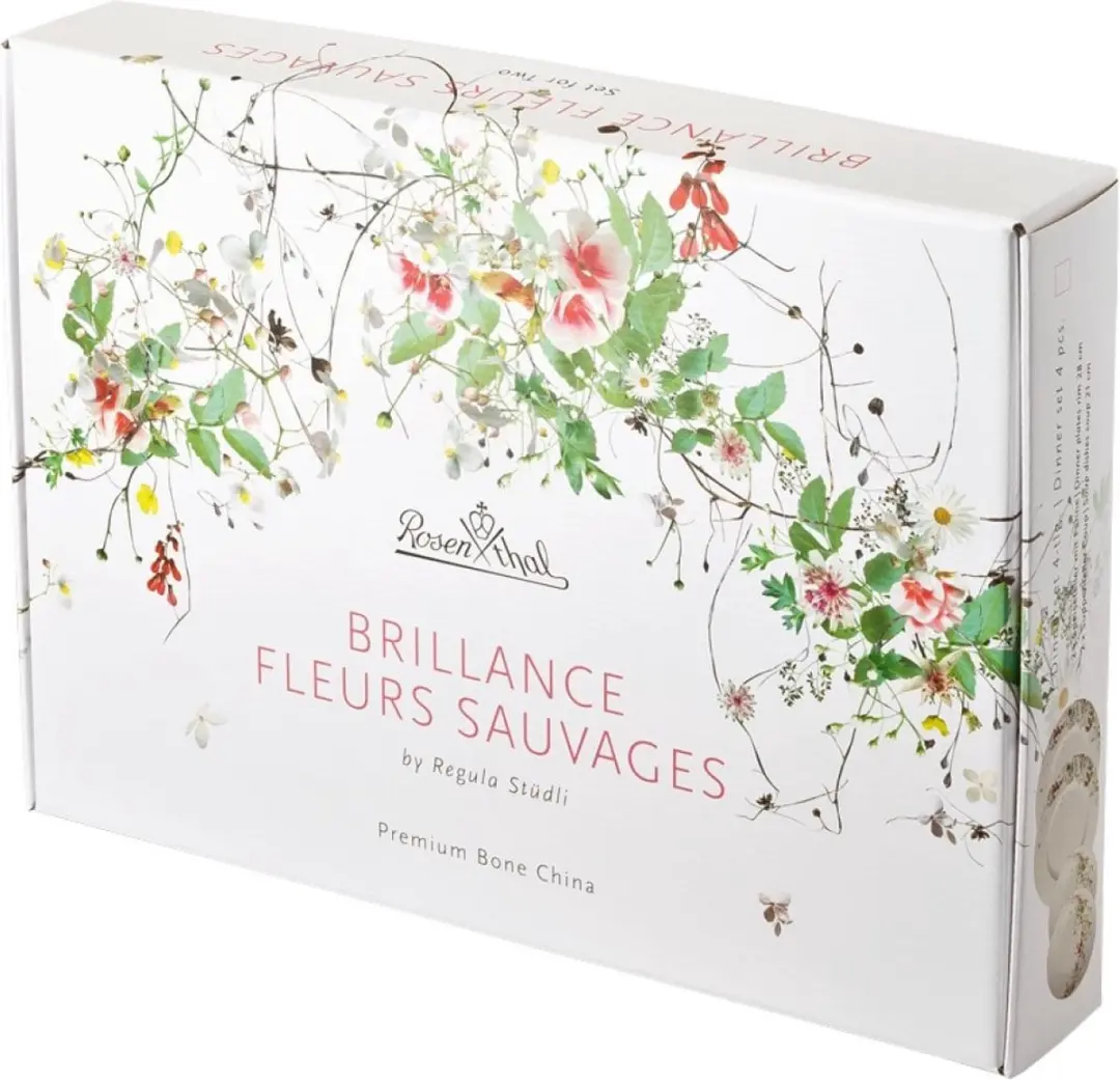 Rosenthal Brillance Fleurs Sauvages Bordenset - 4-delig - Wit