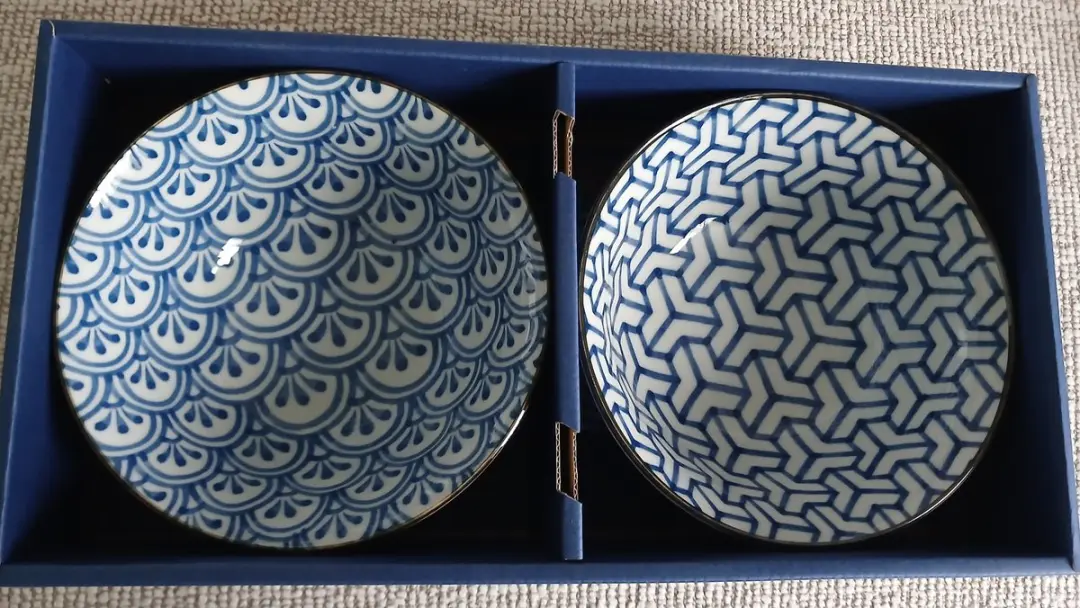Tokyo Design Studio Ramenkommen 1302 - 4-delig - Blauw/Wit