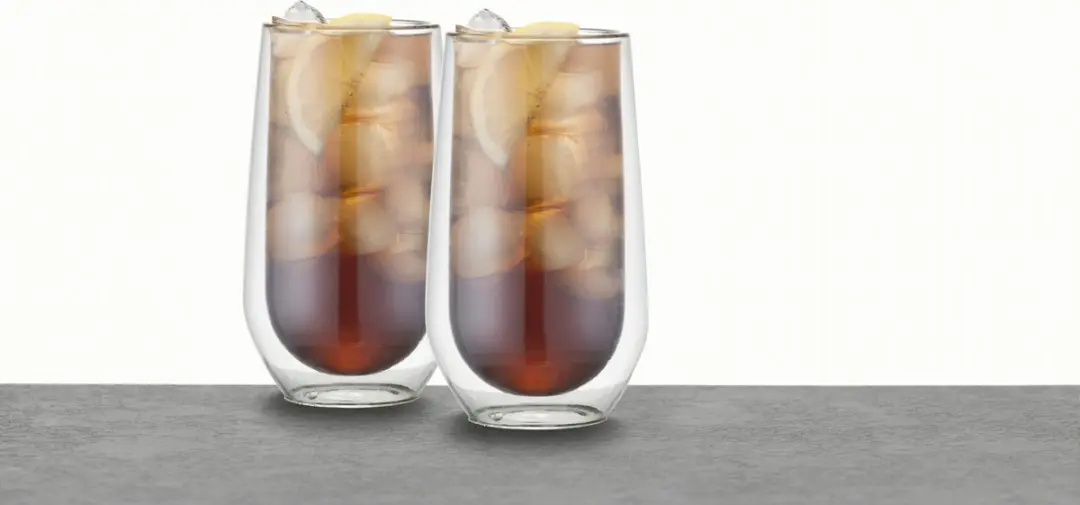 KitchenCraft Le'Xpress Dubbelwandige Glazen 380ml - 2 Stuks