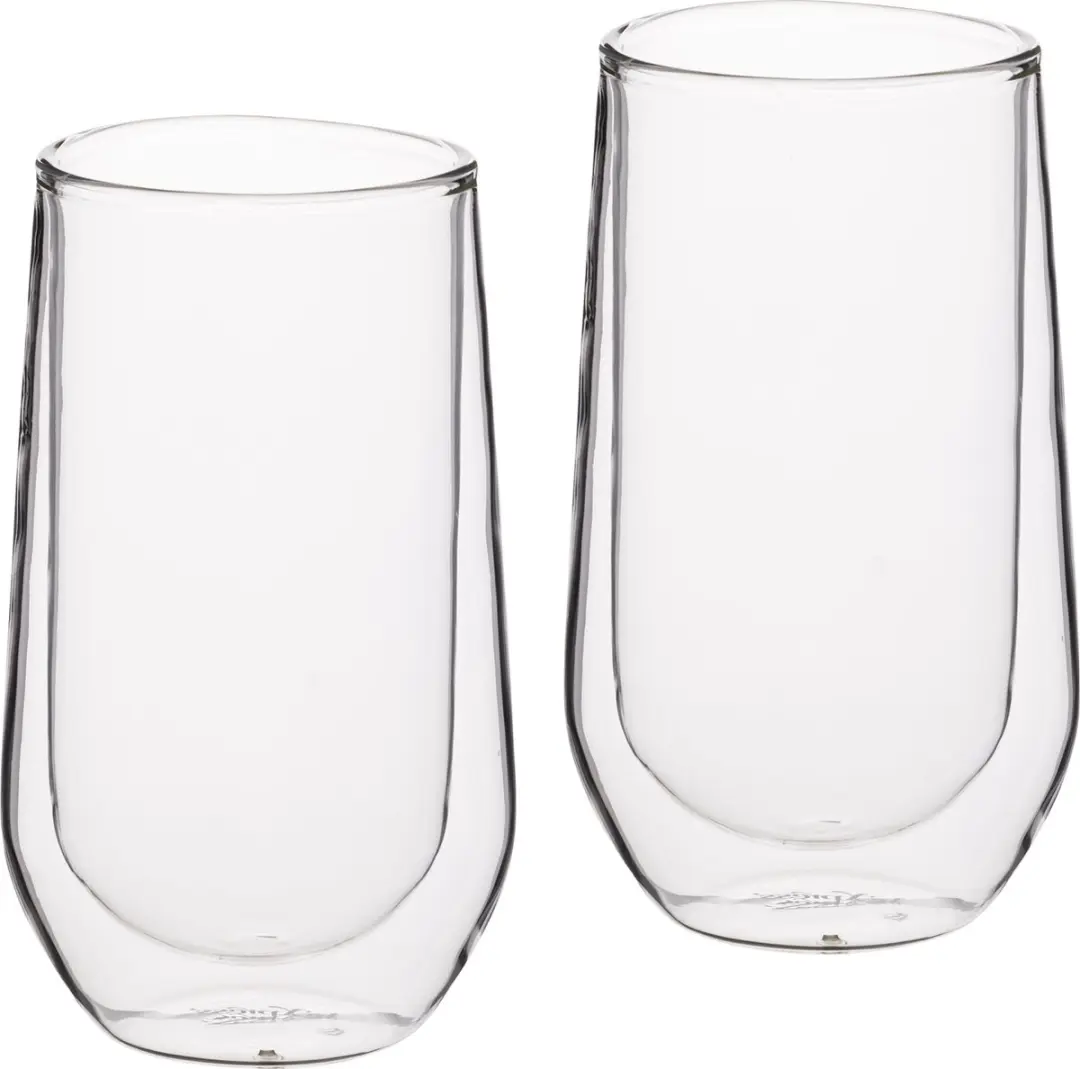 KitchenCraft Le'Xpress Dubbelwandige Glazen 380ml