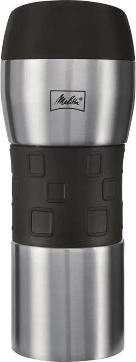 Melitta Geïsoleerde Mok 350ml - Zwart/Zilver