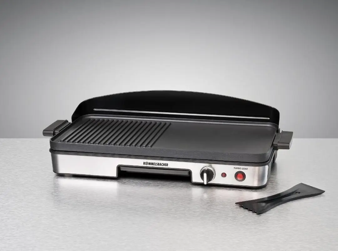 Rommelsbacher BBQ 2003 Elektrische Tafelgrill - 50x25cm - Zwart/Grijs
