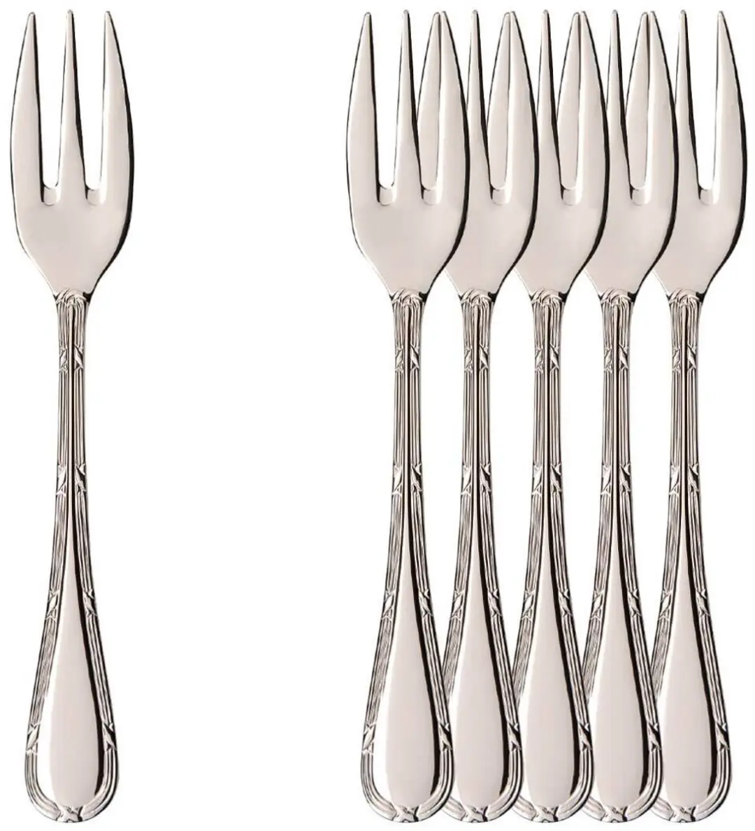 Villeroy & Boch Kreuzband Septfontaines Kuchengabel Set