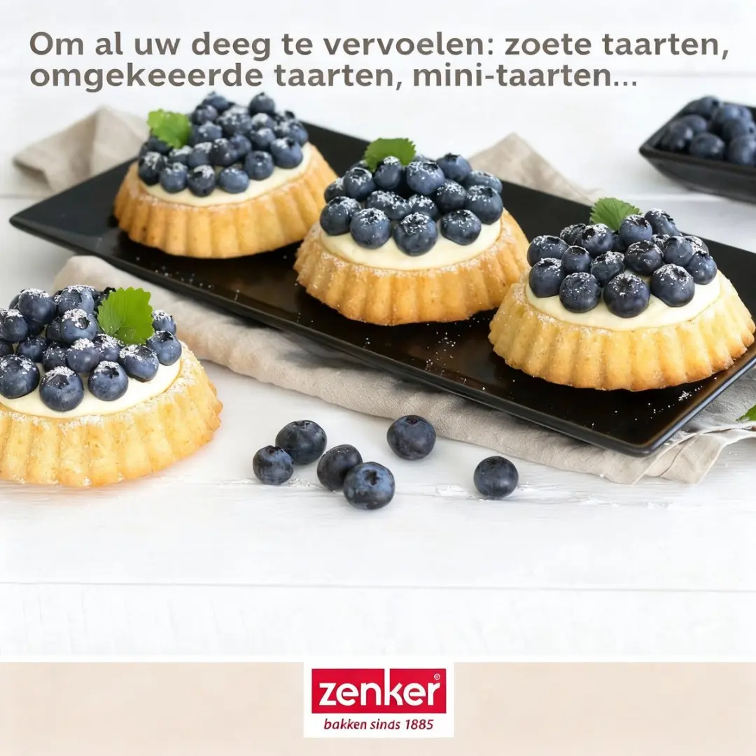 Zenker Smart Pastry Houten Deegroller 35cm - Bruin