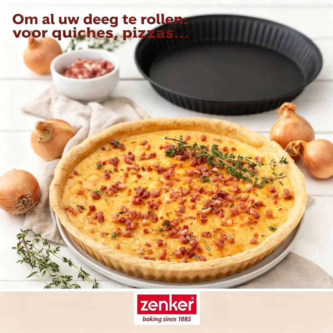 Zenker Smart Pastry Houten Deegroller 35cm - Bruin