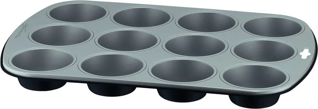 Lagostina Gustosa Muffinvorm 12 Stuks - 38x27cm Zwart