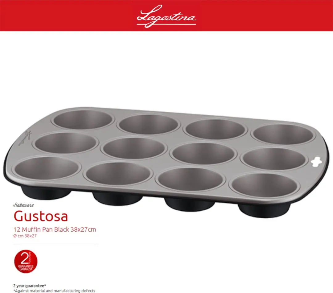 Lagostina Gustosa Muffinvorm 12 Stuks