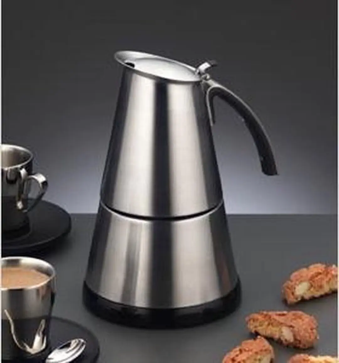 Rommelsbacher EKO 364/E Espressomaker - 4 Kopjes - 700ml - Roestvrij staal