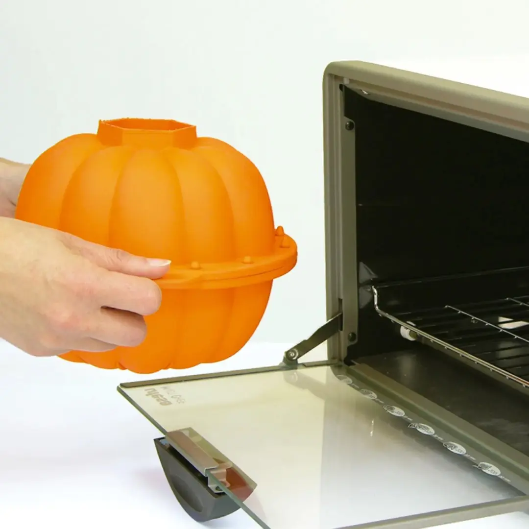 Lékué Cakevorm Pompoen Siliconen - Orange