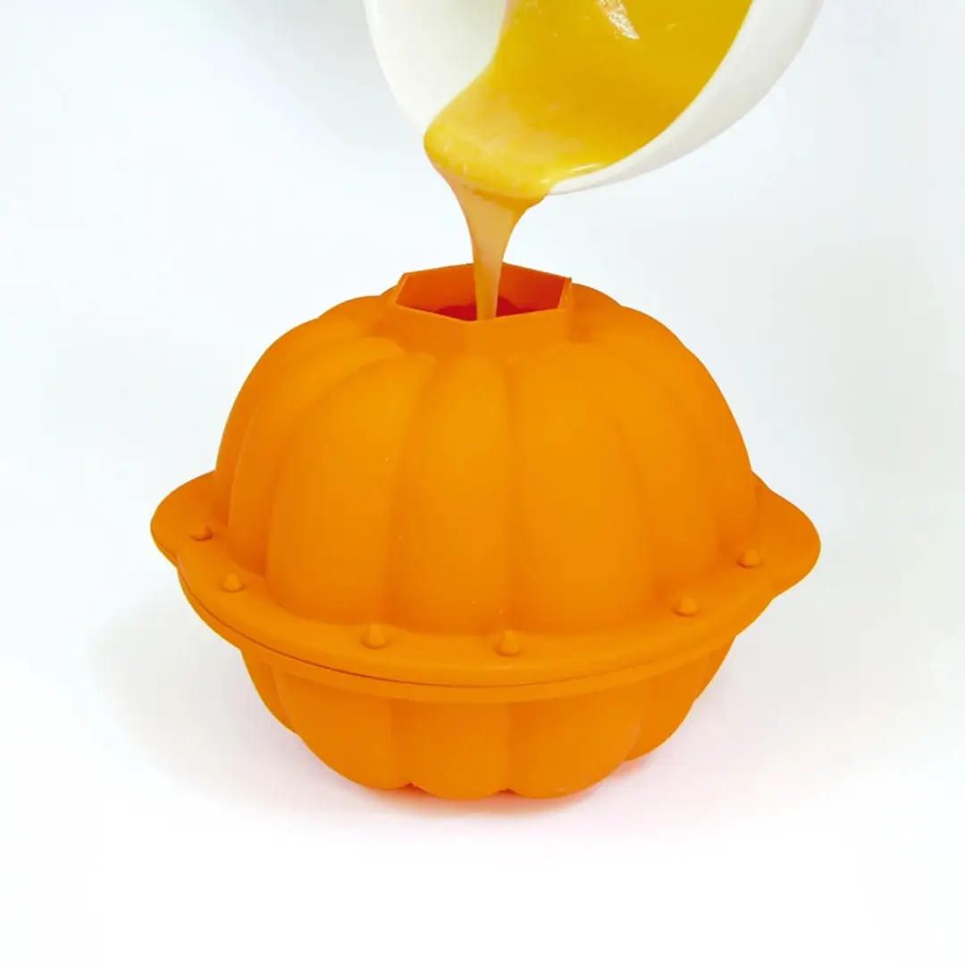 Lékué Cakevorm Pompoen Siliconen - Orange
