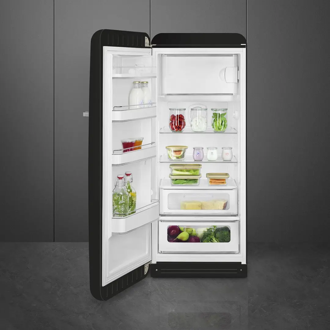 Smeg FAB28LBL5 Combi-koelkast 270L - Zwart