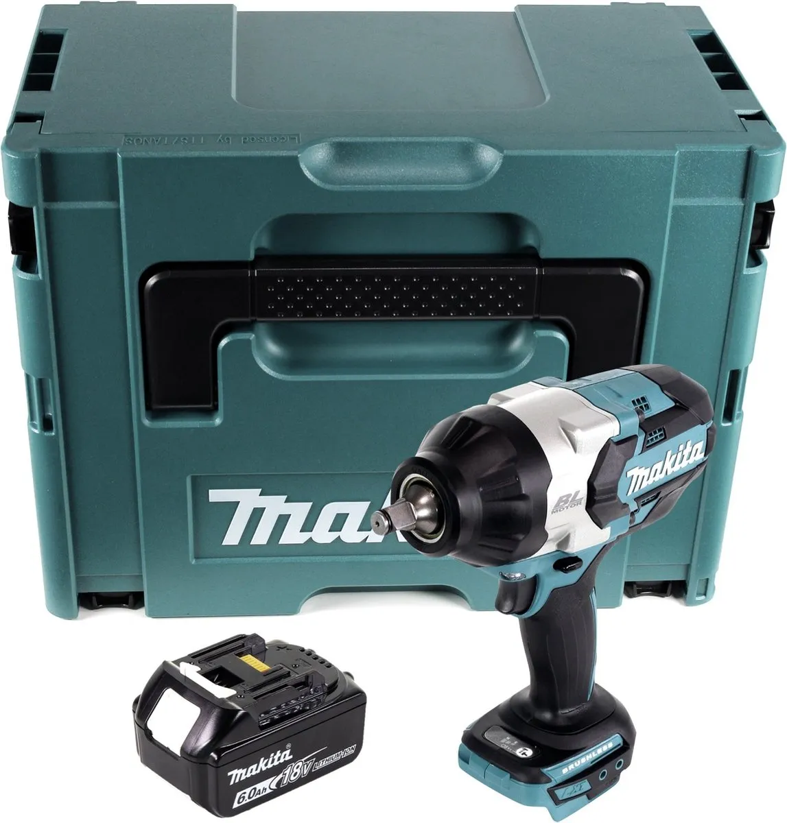 Makita DTW 1002 G1J Slagmoersleutel 18V 1000Nm - 1x 6.0Ah Accu